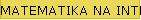 MATEMATIKA NA INTERNETU
