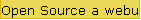 Open Source a webu